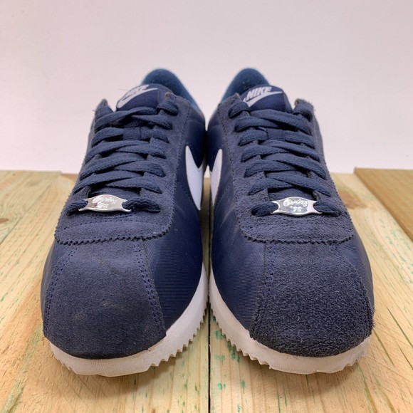 Nike Shoes Mens 7.5 Cortez 72 Basic Nylon Obsidian Navy Blue Running 819720-411 - Picture 2 of 13